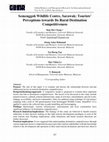 Research paper thumbnail of Semenggoh Wildlife Centre, Sarawak: Tourists' Perceptions towards Its Rural Destination Competitiveness