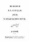 Research paper thumbnail of Hermann Maurer, Horner Blätter zur Vorgeschichte 2/1, 1980. Erscheinungsort: 3580 Horn, Niederösterreich.