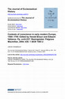 Research paper thumbnail of Contexts of conscience in early modern Europe, 1500–1700. Edited by Harald Braun and Edward Vallance. Pp. xviii+237. Basingstoke: Palgrave Macmillan, 2004. £50. 1 4039 1565 2