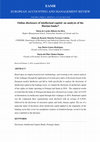 Research paper thumbnail of Online disclosure of intellectual capital: an analysis of the Iberian banks?