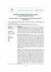 Research paper thumbnail of The Effect of Drought on Dust Storm Frequency (Case study: Bushehr Province)