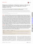 Research paper thumbnail of Phylogenomic Identification of Regulatory Sequences in Bacteria: an Analysis of Statistical Power and an Application to Borrelia burgdorferi Sensu Lato