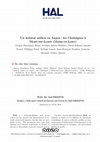 Research paper thumbnail of Un habitat azilien en Anjou : les Chaloignes à Mozé-sur-Louet (Maine-et-Loire)