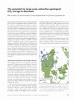 Research paper thumbnail of The potential for large-scale, subsurface geological CO2 storage in Denmark