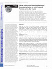 Research paper thumbnail of Large trees drive forest aboveground biomass variation in moist lowland forests across the tropics