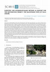 Research paper thumbnail of Scientific and interdisciplinary method as support for the restoration project. The balustrade steps of Villa Cerami