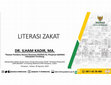 Research paper thumbnail of Literasi Zakat