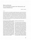 Research paper thumbnail of Sklavenschicksale. Drei ikonographische Kapitel über hellenistische und römische Kleinbronzen, BABESCH – Annual Papers on Mediterranean Archaeology 95, 2020, 137–150.