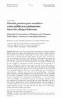 Research paper thumbnail of Filosofia, pensiero post-metafisico e sfera pubblica in cambiamento. Intervista a Jürgen Habermas