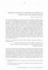 Research paper thumbnail of Tendências e tensões de sociabilidade de estudantes dos Palop em duas universidades brasileiras