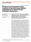 Research paper thumbnail of Preclinical and randomized clinical evaluation of the p38α kinase inhibitor neflamapimod for basal forebrain cholinergic degeneration