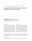 Research paper thumbnail of "¿En qué medida el terrorismo nacionaliza? Aproximaciones al caso vasco", RevHisto, nº 37 (2022), pp. 461-486.