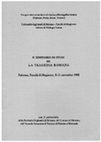 Research paper thumbnail of II Seminario di studi sulla tragedia romana, Palermo, Università degli studi, 8-11 novembre 1988.