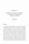 Research paper thumbnail of O poder do racismo na academia: produção de conhecimento e disputas políticas