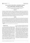 Research paper thumbnail of Evaluation of some thin-layer drying models