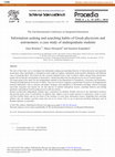 Research paper thumbnail of Information Seeking and Searching Habits of Greek Physicists and Astronomers: A Case Study of Undergraduate Students