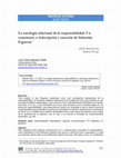 Research paper thumbnail of (2022) La ontología relacional de la responsabilidad