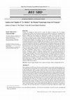 Research paper thumbnail of Analyse du Chapitre 8 Le théâtre du Manuel Numérique 6eme de Français Analysis of Chapter 8 "The Theater" In the 6th French Digital Schoolbook