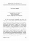 Research paper thumbnail of CALL FOR PAPERS HORIZON. STUDIES IN PHENOMENOLOGY, Special Issue (Vol . 10, No. 2, 2021) “Women Phenomenologists: Edith Stein, Hedwig Conrad-Martius, Gerda Walther”. Guest Editors: Ronny Miron & Simona Bertolini