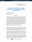 Research paper thumbnail of Contribución de Promade a la sociedad costarricense: una acción transformadora desde la unidad didáctica