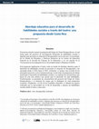 Research paper thumbnail of Abordaje educativo para el desarrollo de habilidades sociales a través del teatro: una propuesta desde Costa Rica