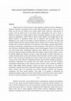 Research paper thumbnail of India and the Island Republics of Indian Ocean: a testimony of historical, and cultural influences