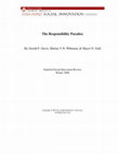 Research paper thumbnail of The Responsibility Paradox!