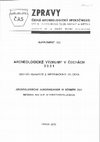 Research paper thumbnail of MUSIL, J. – ZAVORAL, T. 2022: Závěrečná etapa záchranného archeologického výzkumu na obchvatu Slatiňan v roce 2021, Výzkumy v Čechách 2021. Sborník referátů z informačního kolokvia, Zprávy ČAS. Supplément 122, Praha, 11.