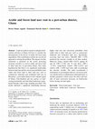 Research paper thumbnail of Arable and forest land user rent in a peri-urban district, Ghana