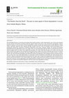 Research paper thumbnail of “The Reality from the Myth”: The poor as main agents of forest degradation: Lessons from Ashanti Region, Ghana