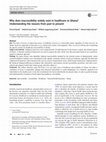 Research paper thumbnail of Why does inaccessibility widely exist in healthcare in Ghana? Understanding the reasons from past to present