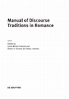 Research paper thumbnail of Discourse Traditions and Literary Studies. The Example of Ancient Greek and Latin Literature(s)