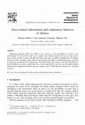 Research paper thumbnail of Force-related information and exploratory behavior in infancy