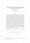 Research paper thumbnail of The Relational Dissolution of the Quantum Measurement Problems