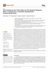 Research paper thumbnail of One-Abutment One-Time Effect on Peri-Implant Marginal Bone: A Prospective, Controlled, Randomized, Double-Blind Study