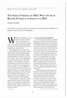 Research paper thumbnail of The Syrian Uprising of 2011: Why the Assad Regime Is Likely to Survive to 2013.