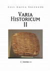 Research paper thumbnail of 29)	Varia historicorum II, Sevilla, 2021. Punto Rojo Libros, 440 pág. ISBN 978-84-19429-17-9.