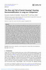 Research paper thumbnail of The Rise and Fall of Social Housing? Housing Decommodification in Long-run Comparison