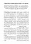 Research paper thumbnail of Competitive effects of sorghum cultivars and densities on weed suppression