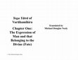 Research paper thumbnail of Yoga Yātrā of Varāhamihira Chapter One: The Expression of Man and that Belonging to the Divine (Fate)