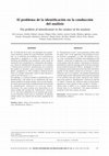 Research paper thumbnail of El problema de la identificación en la conducción del análisis