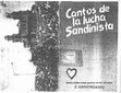 Research paper thumbnail of Cantos de la lucha Sandinista. Avendaño, Cuadra y Cedeño. Managua. Enigrac y Editorial Vanguardia, 1989.