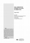 Research paper thumbnail of Rural Administration in Romania: Evaluation of Current State