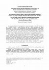 Research paper thumbnail of Estratto tradotto dall'articolo "Innovating tourism through authenticity: was the story of Romeo and Juliet born in Friuli-Venezia Giulia?"