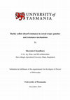 Research paper thumbnail of Barley yellow dwarf resistance in cereal crops : genetics and resistance mechanisms