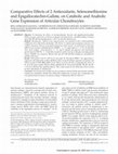 Research paper thumbnail of and Epigallocatechin-Gallate, on Catabolic and Anabolic