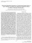 Research paper thumbnail of Cell-Cycle-Dependent Expression of Transforming Growth Factor β Type I Receptor Correlates with Differential Proliferative Effects of TGFβ1in Articular Chondrocytes