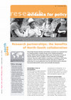 Research paper thumbnail of Research partnerships: the benefits of North-South collaboration