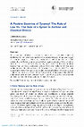 Research paper thumbnail of A Positive Doctrine of Tyranny? The Rule of Law vs. the Rule of a Tyrant in Archaic and Classical Greece