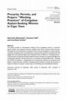 Research paper thumbnail of Precarity, Permits, and Prayers: “Working Practices” of Congolese Asylum-Seeking Women in Cape Town